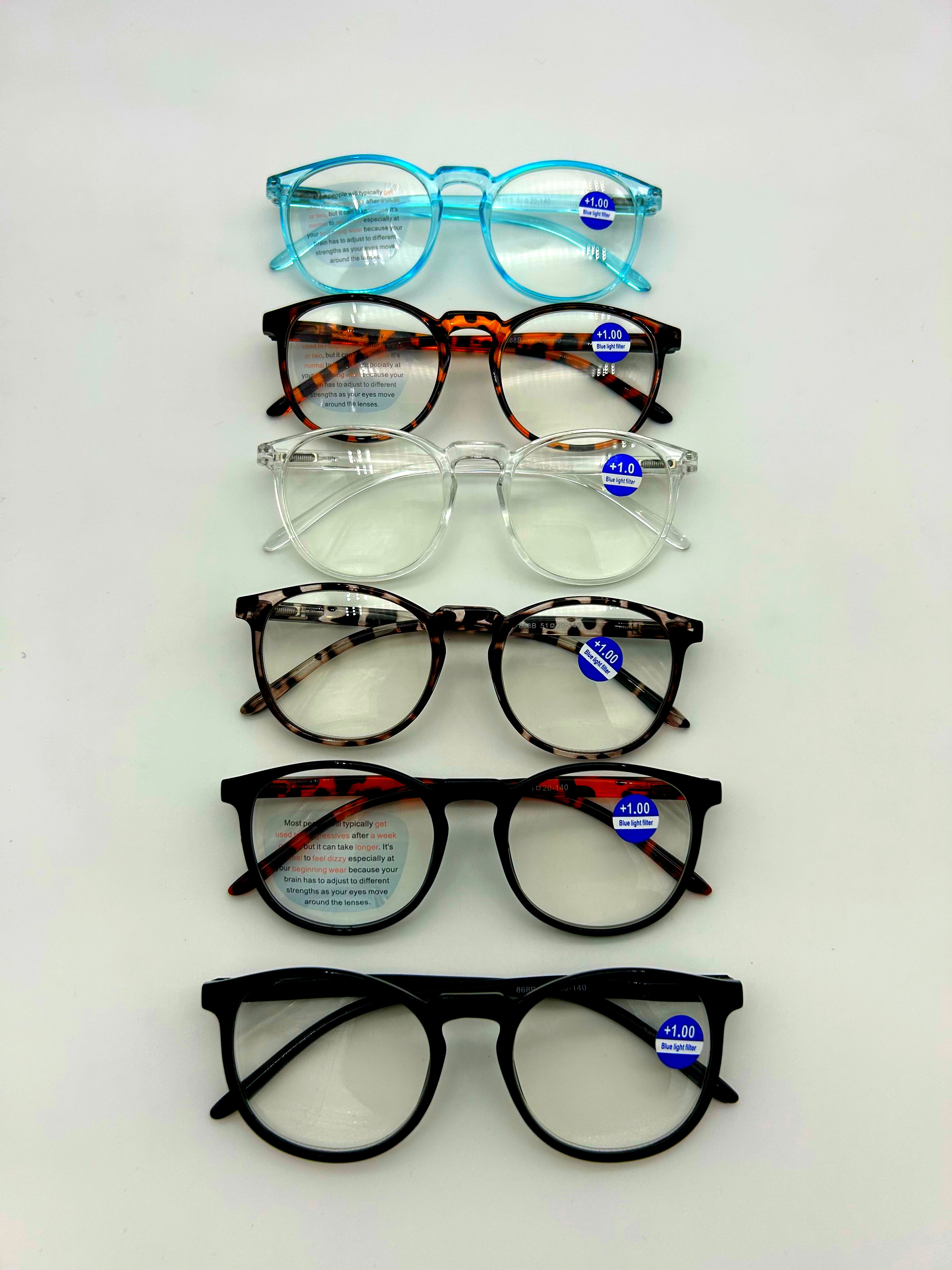 GIBLOGO Blue Light Reading Eyeglasses – Stylish Cheaters for Men & Women