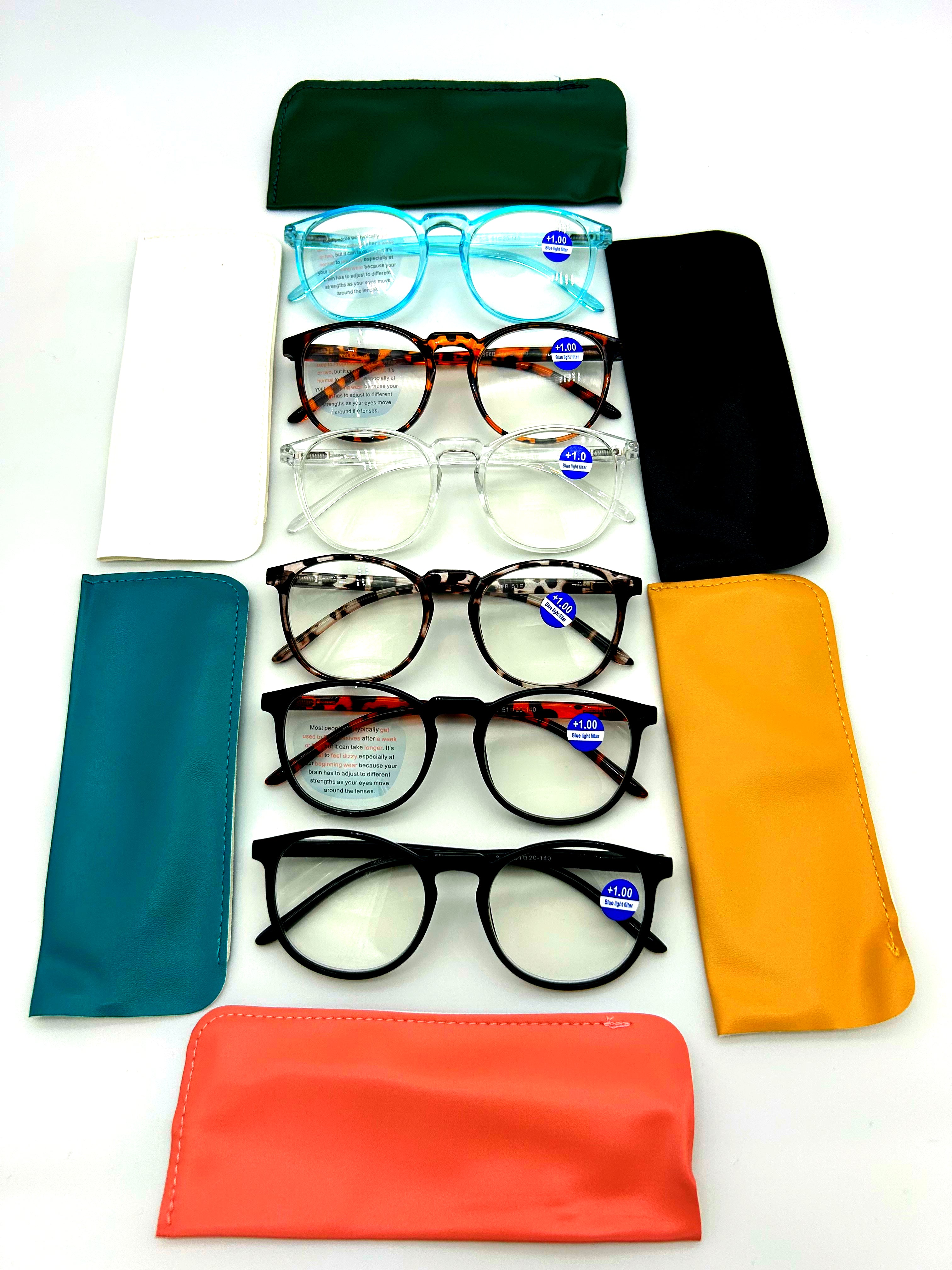 GIBLOGO Blue Light Reading Eyeglasses – Stylish Cheaters for Men & Women