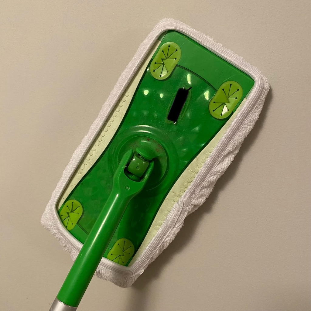 KMAKII 4pc Pack Reusable Microfiber Mop Pads – Wet/Dry for All Floor Types