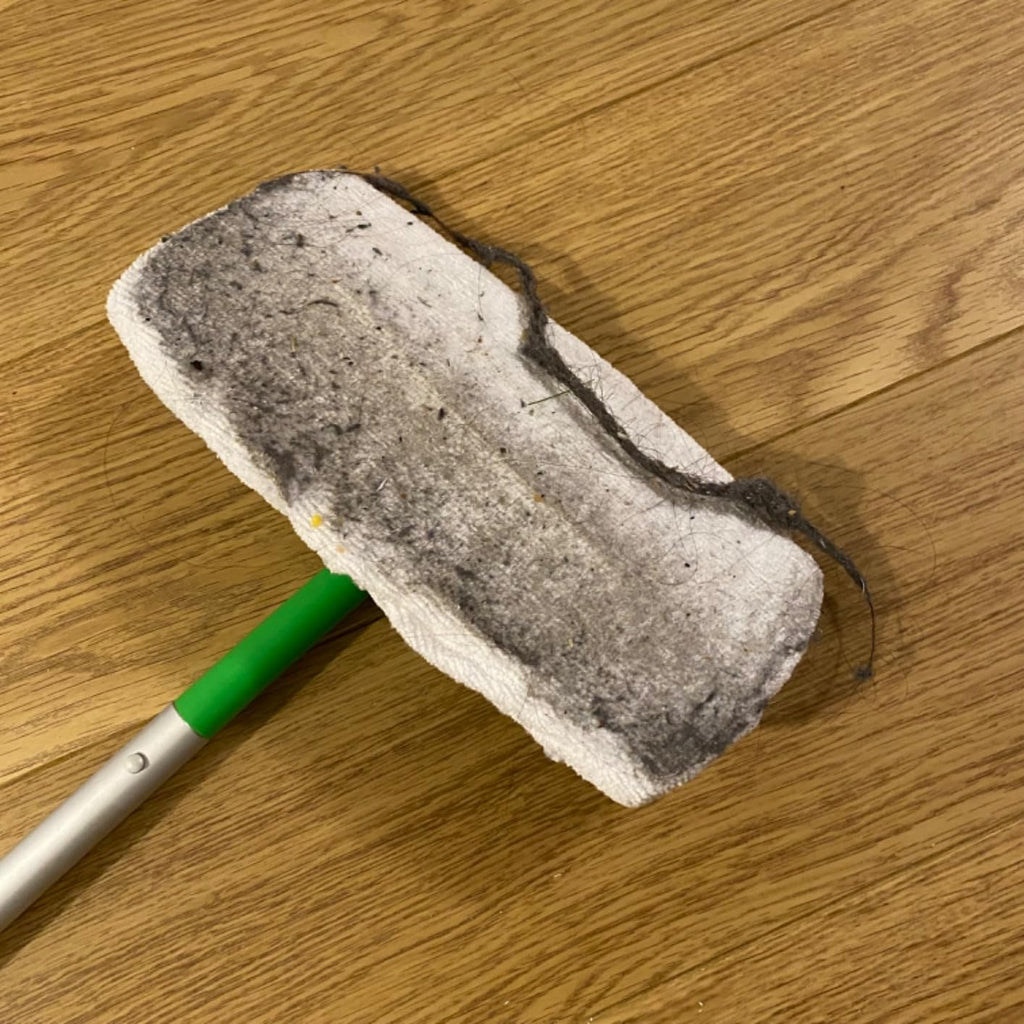 KMAKII 4pc Pack Reusable Microfiber Mop Pads – Wet/Dry for All Floor Types