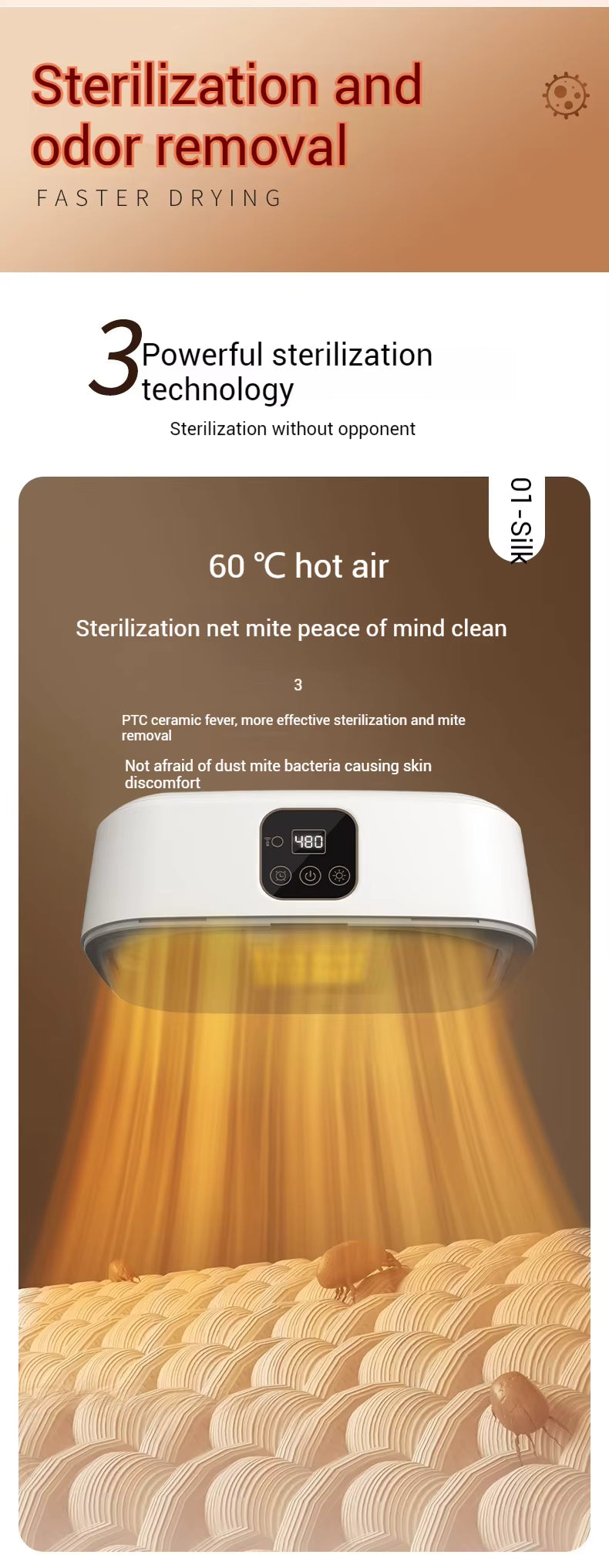 Portable Clothes Dryer - Mini/Compact Dryer Small Quiet Fast-Drying Machine with Adjustable Timer & Hassle-Free Setup