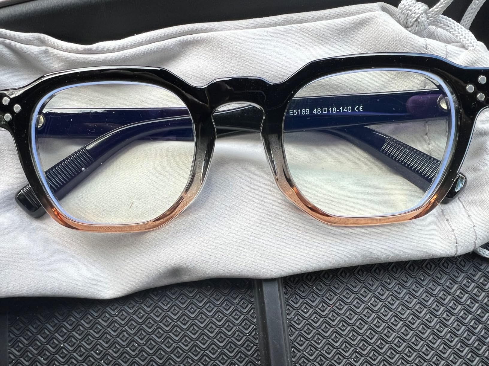 Gleyemor Blue Light Glasses – Eye Strain Relief for Men & Women, Vintage Frame