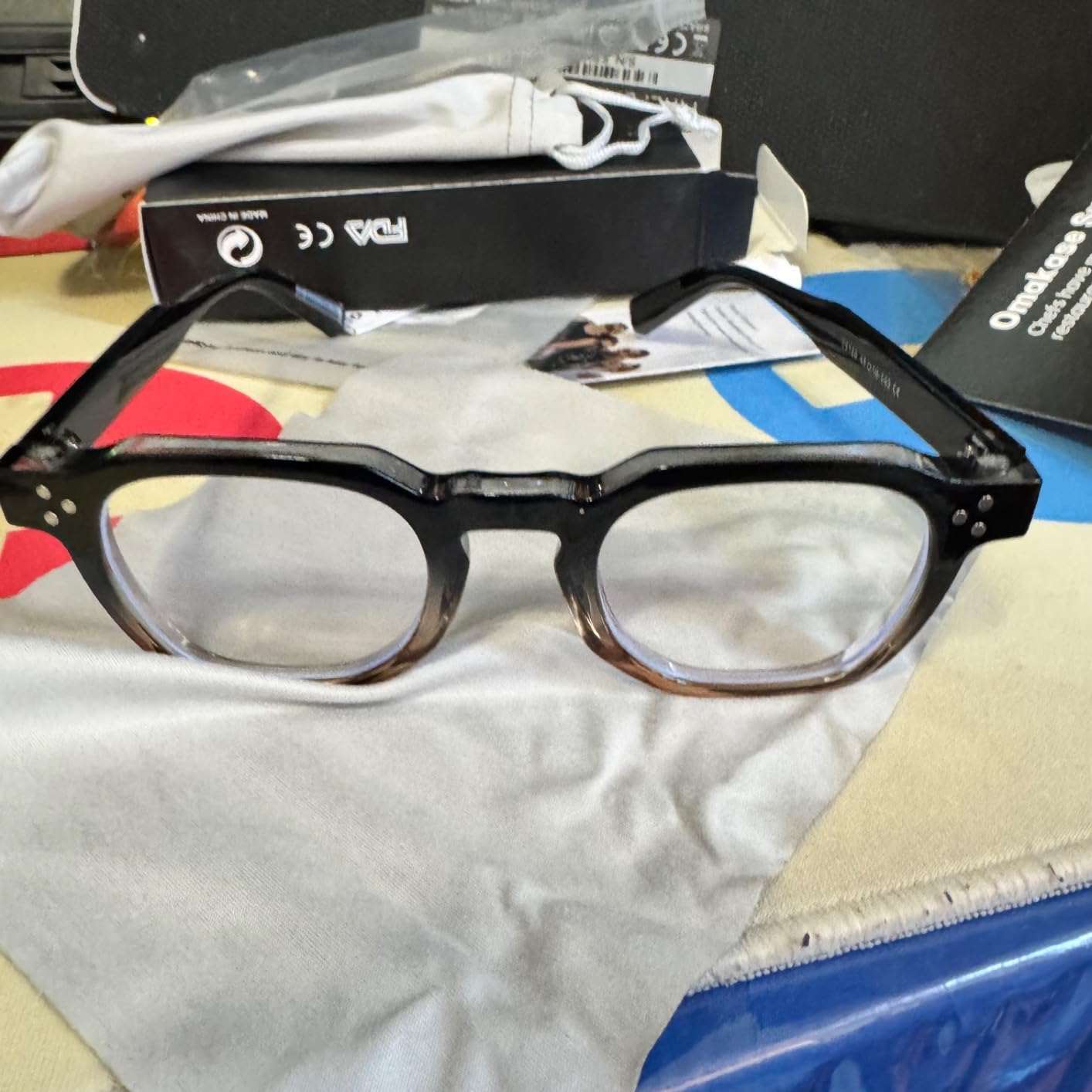 Gleyemor Blue Light Glasses – Eye Strain Relief for Men & Women, Vintage Frame